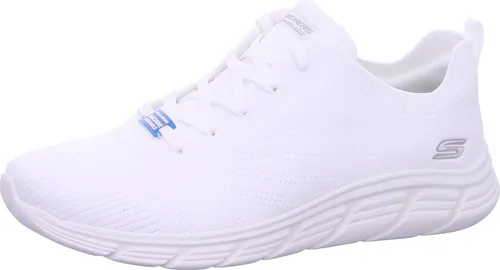 Skechers BOBS B Flex LO- Graceful Stride 117591-WHT Damen Slipper - Damen-Sneaker mit Memory Foam für optimalen Tragekomfort, flexible Laufsohle und waschbar in der Maschine – ideal für den sportlichen Alltag.