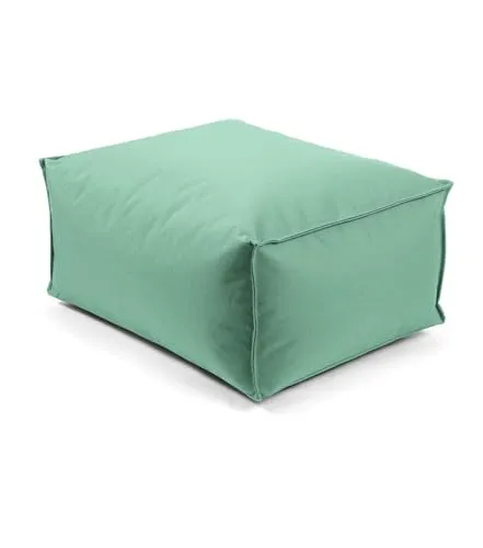mokebo® Outdoor Pouf 'Der Ruhestifter' 60x45cm - Stilvolle Hocker für drinnen und draußen, wasserabweisend und ideal für entspannte Stunden auf Balkon und Garten.