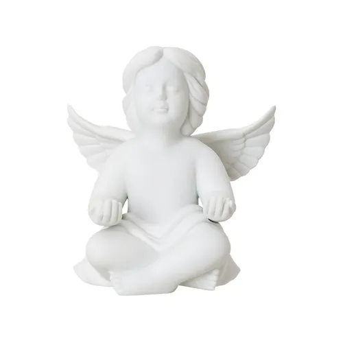 Rosenthal Engel Meditation groß weiß matt 14,5 cm