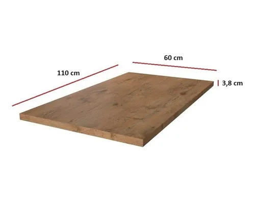 Küchen-Preisbombe Arbeitsplatte Eiche Lancelot für Vigo - Hochwertige Arbeitsplatte in Eiche Lancelot, ideal für die Vigo Küchenzeile. Stabile 38 mm Stärke und pflegeleichte HPL-Beschichtung für langlebige Nutzung.