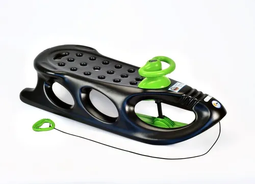 KHW Unisex Jugend Snow Shuttle de Luxe Schlitten, anthrazit