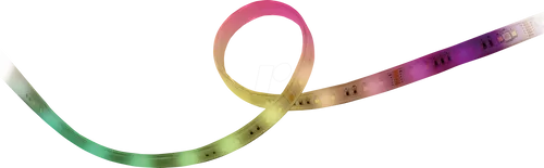 MLI 404118 - Smart Light, tint, ZigBee, LED-Streifen, RGBW, 5 m - Connected Light - Vielseitiger 5 m LED-Strip mit ZigBee-Technologie, dimmbar und steuerbar per App oder Alexa für stimmungsvolle Beleuchtung in jedem Raum.