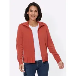 Witt Strickjacke Strickjacke Langarm Jersey orange 50