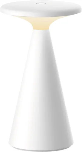 MÜLLER-LICHT LED-Akku-Tischleuchte 27700206, dimmbar, 2700K, warmweiß, weiß