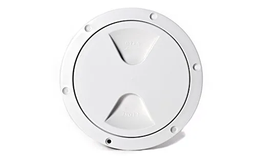 wellenshop Inspektionsdeckel Revisionsdeckel Weiß Durchmesser 205 mm