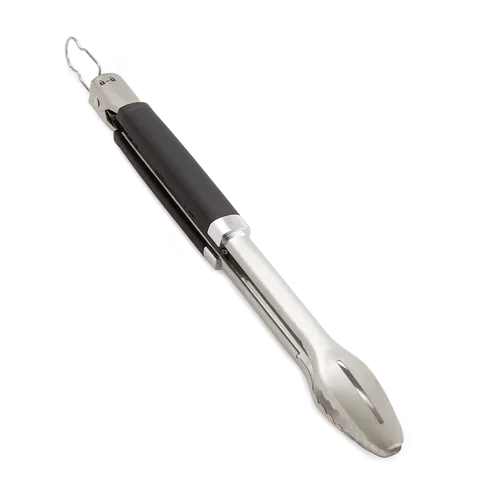 Weber Precision Grillzange - Edelstahl Grillzange mit Soft-Touch-Griff, für optimale Kontrolle und bequemes Handling beim Grillen