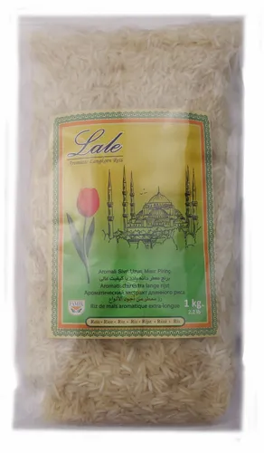 Lale Basmatireis 1Kg aromatischer Langkorn Reis Rice riz polo Biryani aus Indien