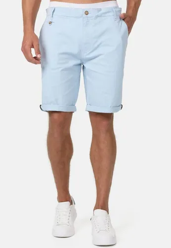 Indicode Herren Creel Chino Shorts | Bequeme Bermuda Herrenshorts mit 5 Taschen - Herren-Shorts aus angenehm weichem Stretchmaterial, ideal für den Sommer. Mit 5 praktischen Taschen und Gürtelschlaufen, ein Must-Have für jede Garderobe!
