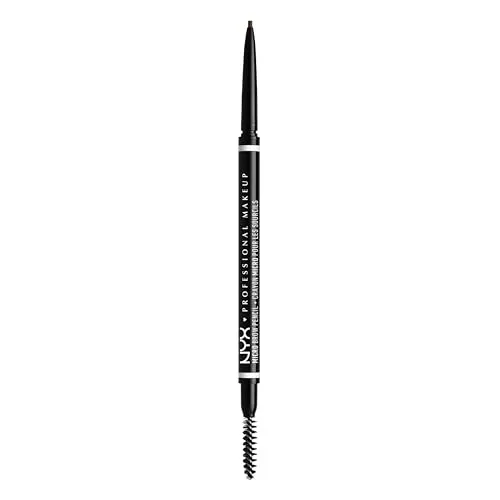 NYX Professional Makeup Augenbrauenstift, Micro Brow Pencil, Beidseitig mit ausdrehbarem Augenbrauenstift und Bürstchen, Vegane Formel, Farbe: MBP 07 Espresso