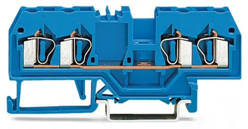 WAGO 280-834 4-Leiter-Durchgangsklemme 2,5mm² blau