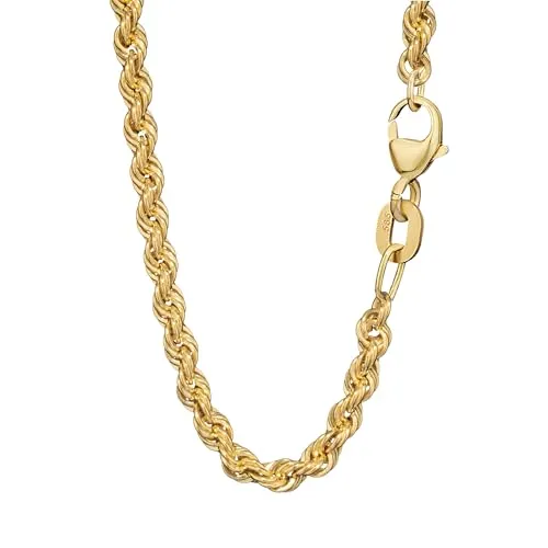 NKlaus 45cm Zopfkette 585 Gelbgold 14 Karat von NKlaus