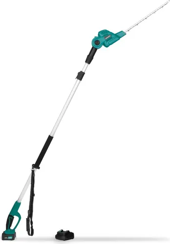 VONROC Teleskop-Heckenschere 20V mit Akku – Sicher und flexibel für hohe Hecken