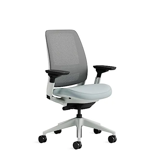 Steelcase Series 2 Ergonomischer Bürostuhl mit LiveBack Lumbalstütze und 4D-Armlehnen Sturmhorizont, 72 x 64 x 101