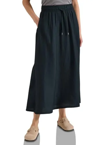CECIL Sommerrock Maxi Skirt Summerstructure Sol in grün S von CECIL