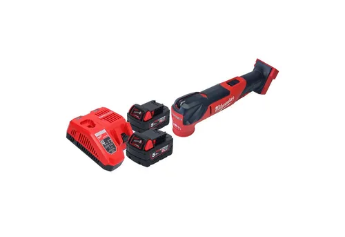 Milwaukee M18 FMT-502 Akku-Multifunktionswerkzeug - Kraftvolles 18 V Multitool mit bürstenlosem Motor, 10 Geschwindigkeitsstufen und werkzeuglosem Wechsel für schnelle Anpassungen. Ideal für Holz, Metall und Kunststoffe.