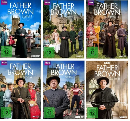 DVDs * FATHER BROWN - SEASON / STAFFEL 1+2+3+4+5+6 IM SET # NEU OVP + 20