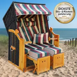 BRAST® Strandkorb Rügen Deluxe für 2 Personen von BRAST