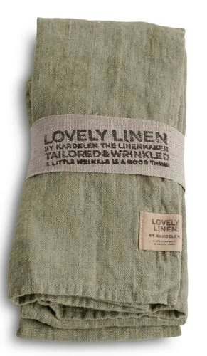 Lovely Linen Stoffserviette Linen Lovely Serviette Leinen avocado (1 Stück)