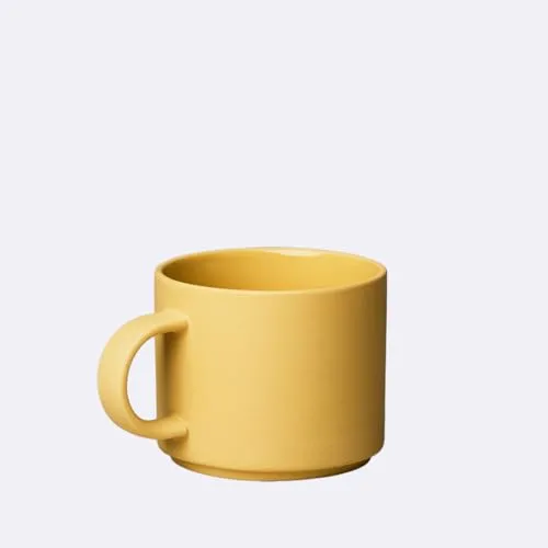chic.mic GOOD MOOD Porzellantasse in gelb von chic.mic