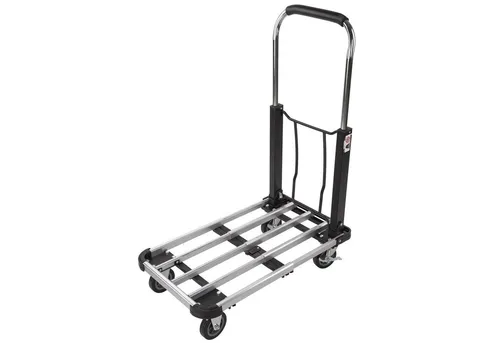Alu Transportwagen klappbar für 150 kg - Plattformwagen aus Aluminium, leicht und stabil mit einer Tragfähigkeit von 150 kg - ideal für den Transport von schweren Lasten.