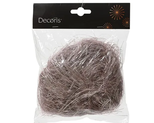 Kaemingk Lametta, Lametta Engelshaar glatt Kunststoff 20g - Rosa