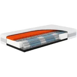 Hn8 Schlafsysteme 7-Zonen Taschenfederkern-Matratze Sleep Balance TFK 160x200 cm - Matratzen mit Wendefunktion für individuellen Schlafkomfort, optimale Unterstützung durch 7-Zonen Taschenfederkern und wählbare Härtegrade H2/H3.