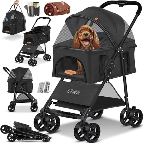LOVPET® Hundewagen 2in1