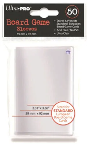 Board Game Sleeves 59x92mm (50)