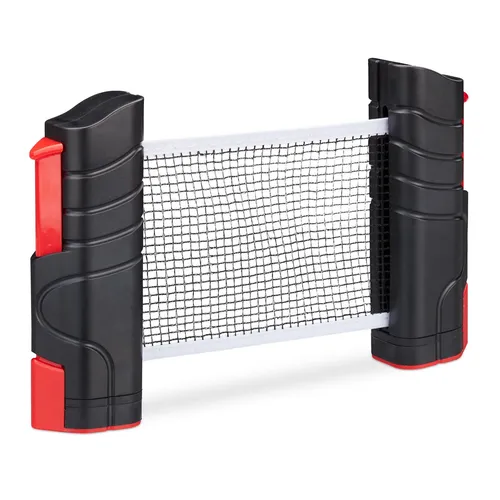 Tischtennisnetz Ausziehbar und Einziehbar – Robust Schwarz - Praktisches, ausziehbares Tischtennisnetz in Schwarz, ideal für den Freizeitgebrauch. Mit einfacher Handhabung und stabiler Konstruktion für unbeschwerten Spielspaß.