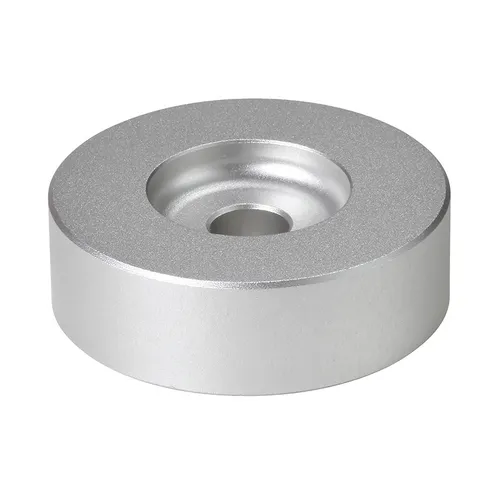 Dynavox Aluminium Single-Puck ASP2 silber Gewicht 32g Höhe 12 mm