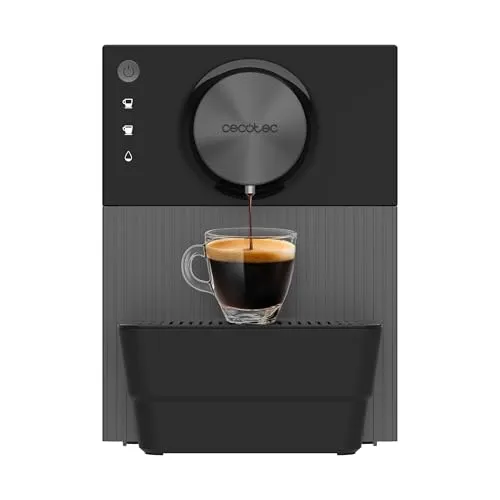 Cecotec kompakte superautomatische Kaffeemaschine Cremmaet Cube. 1350W, 10g Presssystem, Vorinfusionssystem, 19 Bar
