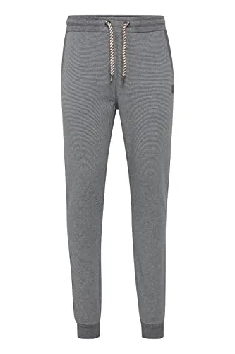 Solid SDNafado Herren Sweatpants Jogginghose, Größe:L, Dark Grey Melange - Sport – Jogginghosen für Herren, Regular Fit mit elastischen Säumen für optimalen Tragekomfort, ideal für Fitness und Freizeit.
