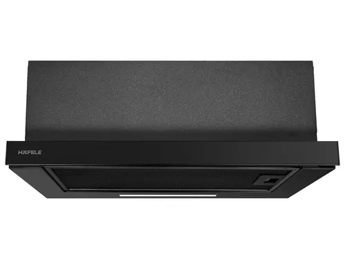 Häfele Assedo HTE12BLc6a Flachschirmhaube 60 cm Schwarz