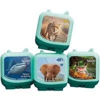 tonies Clever Tonies Tierisch! Rekordverdächtig – 4 spannende Geschichten - Kinder-Musikboxen mit 128 min Spieldauer, ideal für kreative Zuhörer – erfordert WLAN und Toniebox für endlosen Hörspaß.