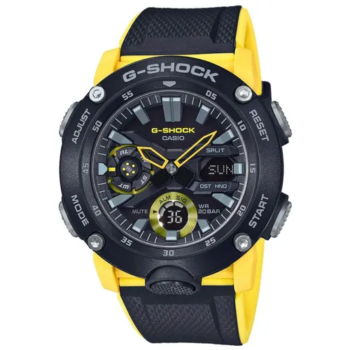 CASIO Herren Armbanduhr GA-2000-1A9ER in gelb von CASIO
