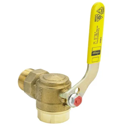 Viega Gaszählerkugelhahn 618773 R/Rp 1 x 2,5 cbm von Viega