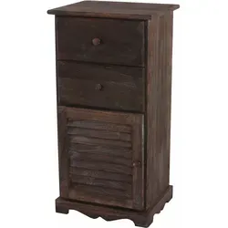 Mendler Kommode im Shabby-Look, 81x40x32cm, Vintage-Design