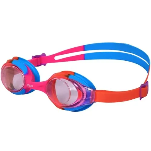 Zoggs Bondi Junior Schwimmbrille, Pink/Orange/Blue/Tint, 6-14 Jahre