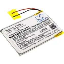 TECHTEK Akku Kompatibel mit [Sony] MDR-DS6500, MDR-RF865R, MDR-RF985R, MDR-XB650BT, MDR-XB950B1, MDR-XB950BT, MDR-ZX330, MDR-ZX330BT, NW-A25, NW-A26, - Schwarz