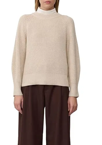 s.Oliver Pullover im Relaxed Fit - Weicher Strickpullover aus Baumwollmix mit Rundhalsausschnitt und langen Raglanärmeln. Ideal für einen lässigen Look und angenehmen Tragekomfort.