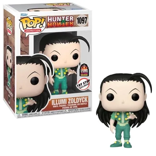 Hunter x Hunter POP! Animation Vinyl Figur Illumi Zoldyck 9 cm - Actionfigur aus der beliebten Funko POP! Reihe, offiziell lizenziert und ideal für Sammler. Höhe ca. 9 cm, geliefert in einer dekorativen Fensterbox.
