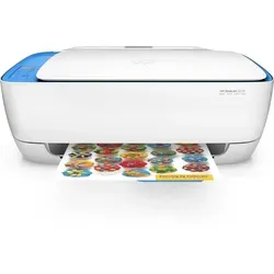 HP DeskJet 3639 Tintenstrahl All-in-One Drucker, 3in1, Blau/Weiß