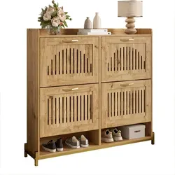 Flieks Schuhschrank aus Holzwerkstoff, 24x100x108.5 cm – Modern und funktional