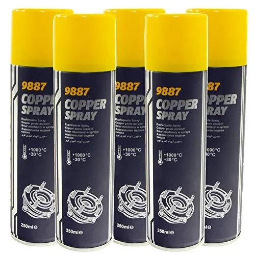 Kupfer Paste Spray Cooper Spray MANNOL 9887 5 X 250 ml
