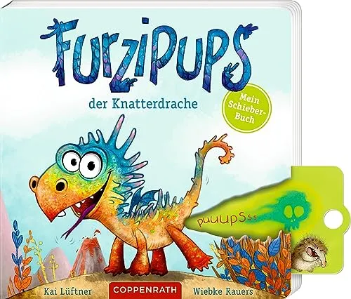 Furzipups, der Knatterdrache: Mein Schieber-Buch mit Pups-Sounds - Entdecke das interaktive Schieber-Buch mit lustigen Pups-Sounds für ein unterhaltsames Leseerlebnis. Ideal für kleine Abenteurer!