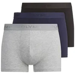 OLYMP Boxershorts 3er Pack – Bequem und stilvoll - Boxershorts im praktischen Dreierpack von OLYMP, ideal für den Alltag. Hoher Tragekomfort und perfekte Passform für jeden Anlass.