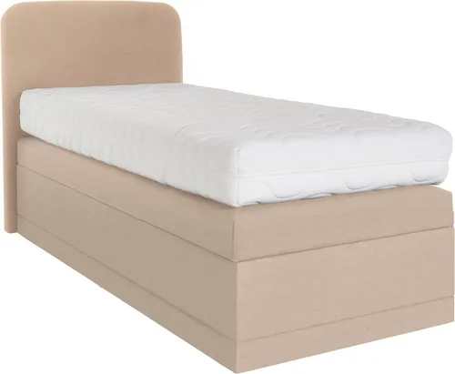 Westfalia Schlafkomfort Boxspringbett mit Bettkasten - Modernes Boxspringbett mit Komfortliegehöhe und pflegeleichtem Bezug. Optional mit praktischem Bettkasten für zusätzlichen Stauraum. Genießen Sie hohen Liegekomfort mit einer bequemen 7-Zonen-Kaltschaummatratze.