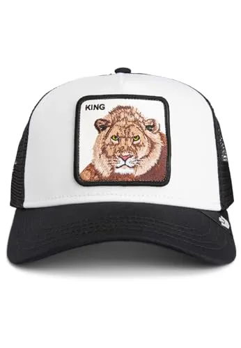 GOORIN Bros. King Trucker Cap - Original Recipe Knits off white/black - Trucker Cap aus hochwertigem Material mit verstellbarem Druckknopfverschluss. Authentizität garantiert durch holografischen Aufkleber. Ideal für den täglichen Gebrauch!