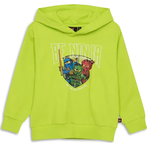 LEGO kidswear LEGO NINJAGO HæTTETRøJE - LWSAKU 601 LIME GREEN (836) 110