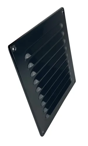 Lüftungsgitter Aluminium anthrazit 20 x 20cm Insektenschutz, Montagematerial